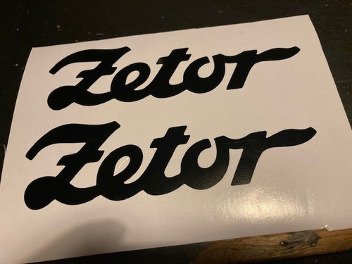 Zetor tractor decals - zetor,