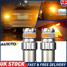 AUXITO 382 LED Turn Signal Indicator Light Bulb 1156 BA15S P21W Amber CANBUS