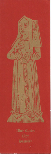1529 medieval brass rubbing - medieval,