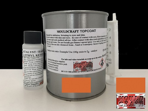 Tangerine topcoat flowcoat - topcoat,