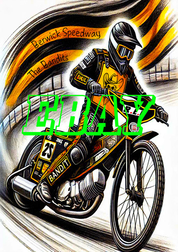 Berwick bandits speedway card - berwick,