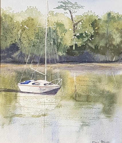 Signed and franed - and, watercolour