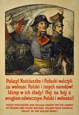 WA101 Vintage WW1 Polish Poland Recruitment Enlist War Poster WWI A1/A2/A3/A4
