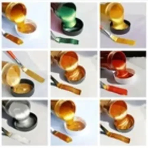 60ml gold metallic - metallic, acrylic