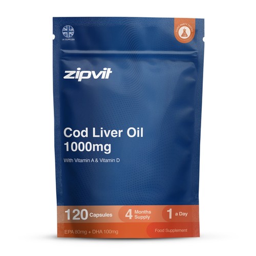 Cod liver oil capsules - cod,