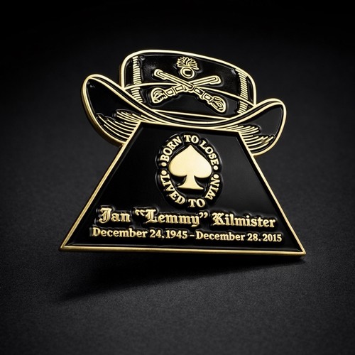Motorhead memorial custom pin - custom,