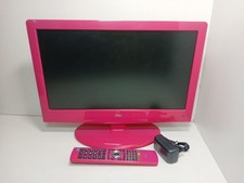 Pink Logik L19LDVP11 19” HD LED TV DVD Combo 12V With Remote Tested 