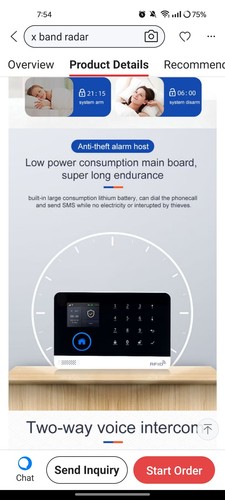 Standard wireless alarm system