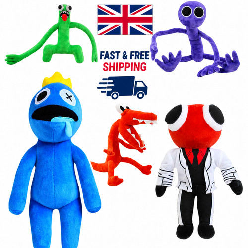 Rainbow friends plush toy set - rainbow,