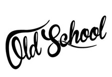 OLD SCHOOL Decal Sticker Vinyl