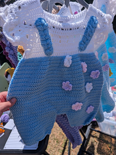 Handmade crochet baby jumpsuit - baby,