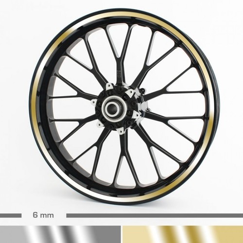 Chrome wheel rim stickers - wheel,