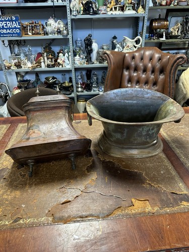 Antique french copper lavabo - french,
