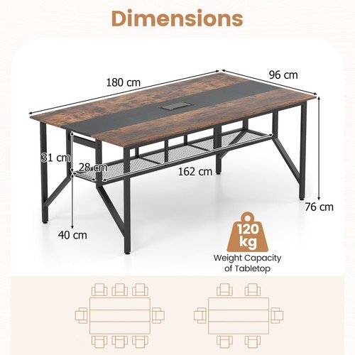180 conference table - cm,