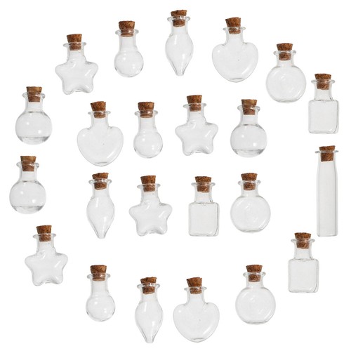 Pcs mini glass jars - mini,