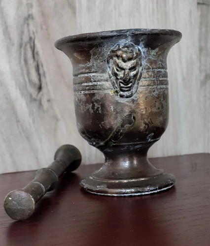 Antique bronze italian pestle - italian,