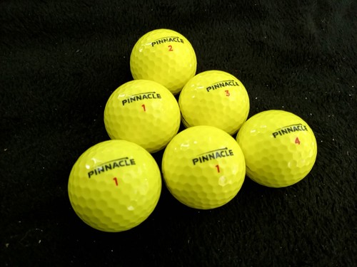 Yellow pinnacle golf balls - pinnacle,
