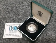 2000 Royal Mint Silver Proof Piedfort Libraries