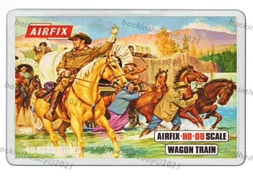 Airfix wagon train box art - airfix,