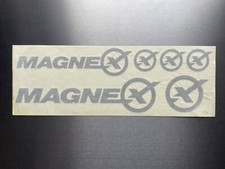 Original Magnex external Stickers. MAGNEX EXHAUSTS. Vinyl stickers