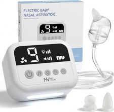 Hospital Grade Baby Nasal Aspirator Nose Sucker With Night Light And Music 9 lvl