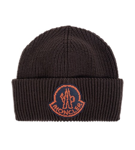 Moncler logo patch - patch, beanie