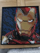 LEGO Art: Marvel Studios Iron Man (31199). Superb Condition. 100% complete.
