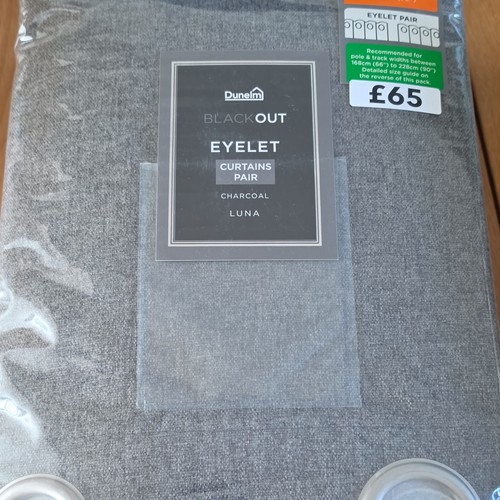 Dunelm luna charcoal blackout - dunelm,