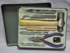 Scrapbooking Tool Kit in Tin Cardmaking, For Making Eyelets 9 pieces
