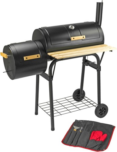 Outdoor bbq smoker grill with - smoker,