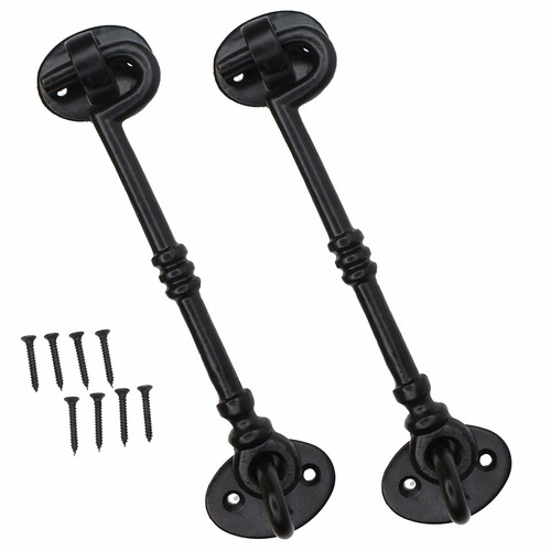 Cast iron cabin hook black - cabin,