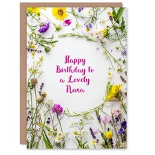 Nana Happy Birthday Card