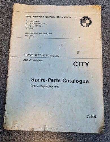 Genuine puch city spare parts - genuine,