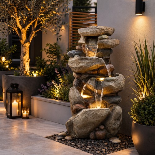 Garden water feature outdoor - water,