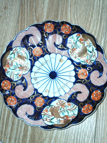 Vintage japanese imari dish - imari,