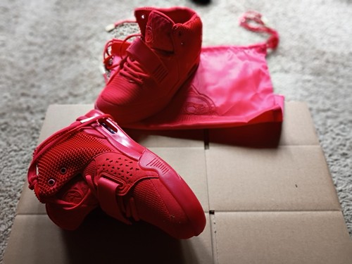 Nike air yeezy red - nike,
