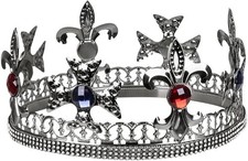 Silver King Crown for Adults