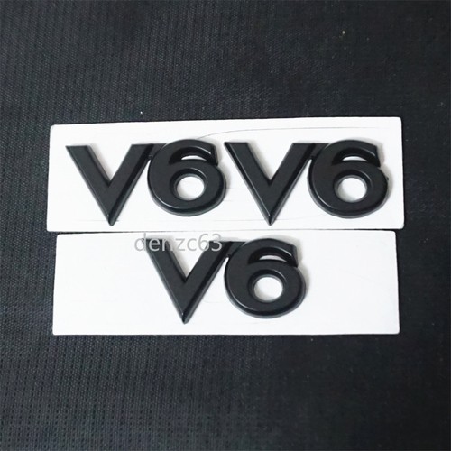 Black matte metal emblem - black,