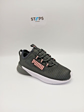 Puma Black Kids Trainers Size 8 UK Brand New