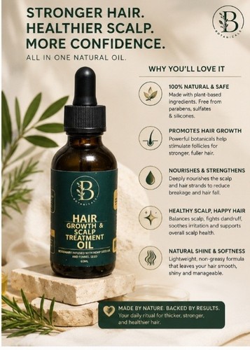 Natural hair growth oil - hair,