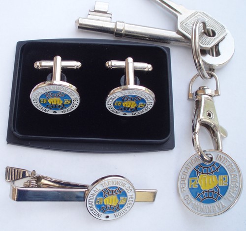 Itf taekwondo cuff links - taekwondo,