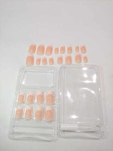 Classic french press nails - french,