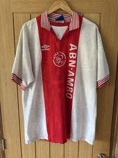 Ajax Home Shirt 1996-97 Size XL