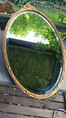 Vintage atsonea bevelled oval - vintage,