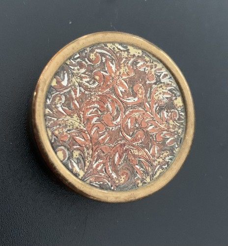 Vintage small brass snuff box - vintage,