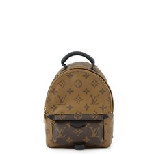 LOUIS VUITTON Palm Springs Backpack Size MINI Monogram Reverse Canvas Noir M...