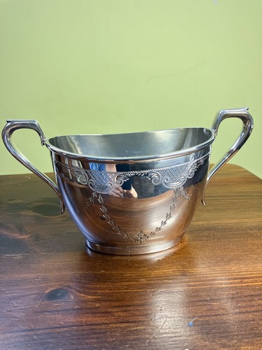 Antique silver plate sugar - silver,