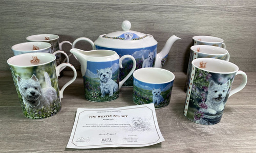 Danbury mint westies teapot - westies,