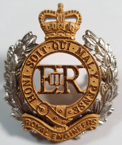 Royal engineers officers gilt - royal,