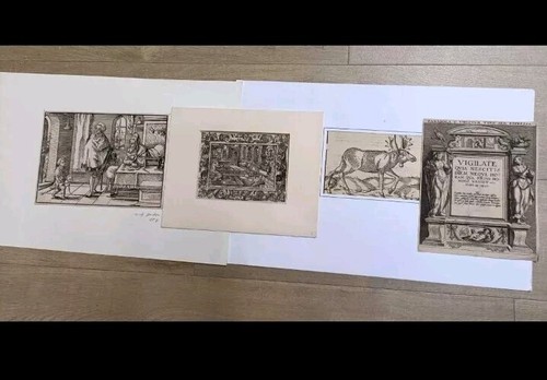 Group lot old master prints - lot,